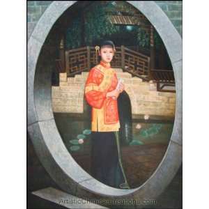  Chinese Oil Painting   Maiden