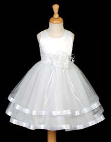 LILAC PURPLE BRIDAL FLOWER GIRL DRESS 12 18M 2 3 4 6 8  