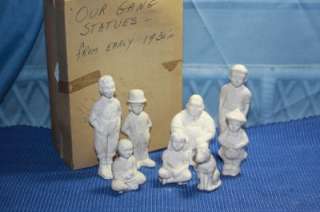   1930s Our Gang Comedy Dolls 8 Figurines RARE Little Rascals  