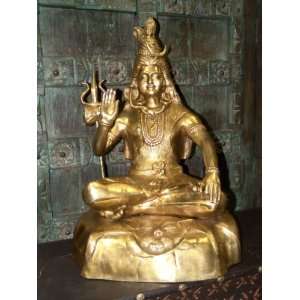  Mahadev Shiva Statue Brass Garden Sculpture 31