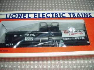 Lionel # 6323 Virginia Chemicals Tanker   LCCA 1986  