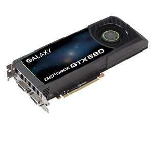  Galaxy GeForce GTX 580 Fermi 1536MB GDDR5 S Bundle 