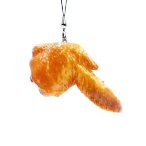  Japanese Fun Realistic LG Chicken Wing Phone Charm Toys 