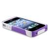 OTTERBOX COMMUTER SERIES CASE FOR APPLE IPHONE 4 IN PURPLE ON WHITE AT 