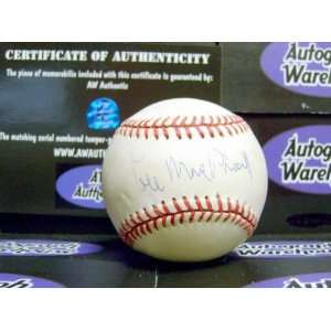 Lee MacPhail Autographed Baseball