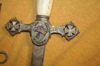   Masonic Knights Templar Fraternal SwordM.C. LILLEY SWORD CO  