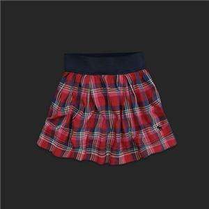 NWT Abercrombie & Fitch Women Plaid Mini Skirt Josey  