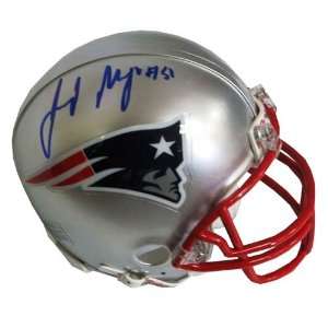  Autographed Jerod Mayo New England Patriots Mini Helmet 