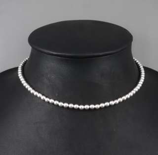 16 BEAD BALL 925 STERLING SILVER WOMANS NECKLACE CHAIN  