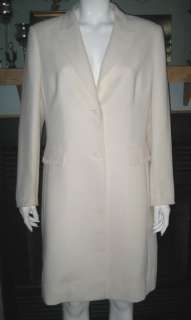 TAHARI Arthur Levine ivory beaded dress jacket   12  