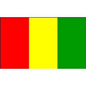  Guinea Flag 3ft x 5ft Nylon   Outdoor 