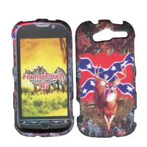  Camo Rebal Flag HTC My Touch 4G T  Mobile Case Cover Hard 