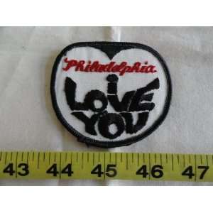  Philadelphia I Love You Patch 