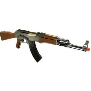  AEG Electric Metal AK 47 Assault Rifle FPS 240 Airsoft Gun 