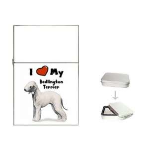  I Love My Bedlington Terrier Flip Top Lighter Health 