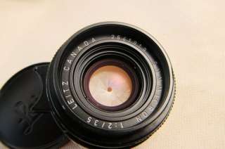 Leitz Leica Summicron M 35mm f/2 black 6 elements 2nd version Canada 
