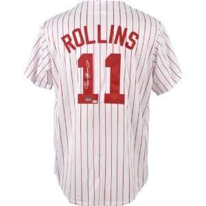 Jimmy Rollins Autographed Jersey  Details Philadelphia Phillies 