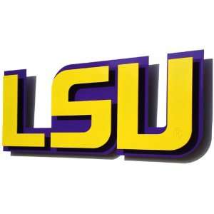  LSU Louisiana State Tigers NCAA Team Logo 3D Metal Wall 