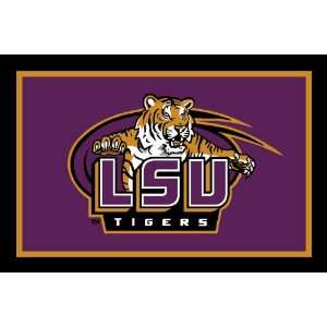 Louisiana State Tigers ( University Of ) NCAA 3x5 Area Rug  