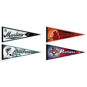 Florida Pennants Hometown Collection 4 Pennants  Sports 