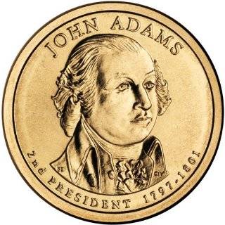 2007 John Adams Presidential Coin   2nd President, 1797 1801