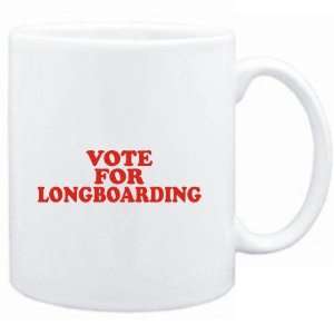    Mug White  VOTE FOR Longboarding  Sports