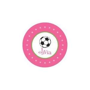  personalized soccer plate(style 1p) 