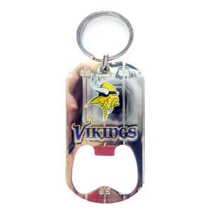 Minnesota Vikings Dog Tag Bottle Opener Keychain  Sports 