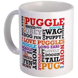  Puggle Words Coffee Mug