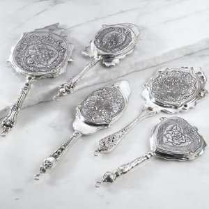  Victorian Etched Hand Mirrors