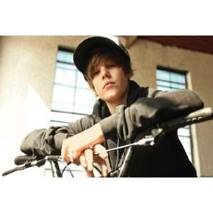  Justin Bieber on His Bike 20x30 Poster Print Everything 