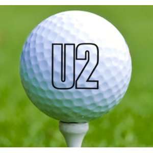  3 x Rock n Roll Golf Balls U2 Musical Instruments