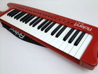 Roland AX 1 Keytar Keyboard MIDI Controller Red AX1 EXCELLENT  