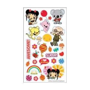   Classic Stickers Nihao Kailan; 6 Items/Order Arts, Crafts & Sewing