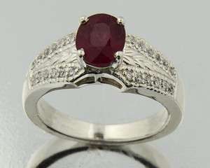 25ct natural ruby 925 solid sterling silver ladys ring ruby029 