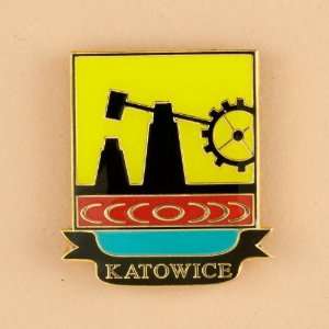  Lapel Pin   Katowice City Crest Patio, Lawn & Garden