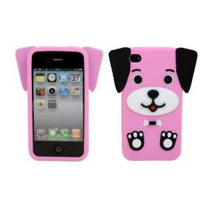  LCE(TM)Cute Dog Puppy Love Silicone Soft Rubber Case Cover 