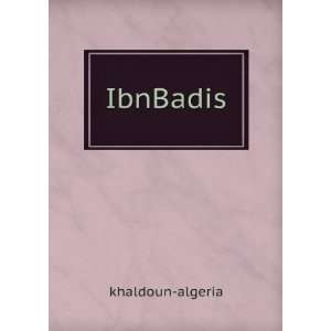 IbnBadis khaldoun algeria  Books