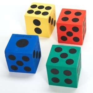  Lets Party By Fun Express Large Foam Dice 