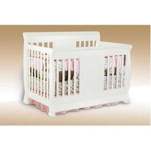  NE Kids 2540 Set Charleston Nursery Crib Set in White 