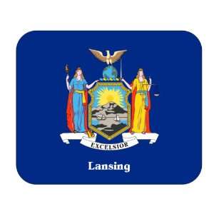  US State Flag   Lansing, New York (NY) Mouse Pad 