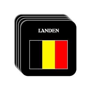  Belgium   LANDEN Set of 4 Mini Mousepad Coasters 
