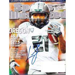  LaMichael James signed autographed Sports Illustrated 