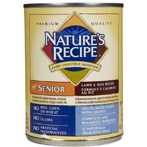 Natures Recipe Lamb & Rice   Senior   12 x 13.2 oz (Quantity of 1)