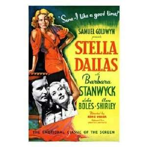  Stella Dallas   Movie Poster