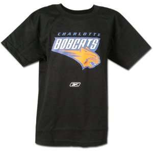  Charlotte Bobcats Youth True Team Black T Shirt Sports 