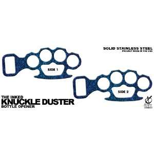  The Inked Knuckle Duster Bottle Opener Asian Waves Blue 