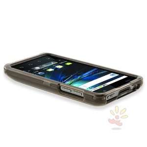  For LG G2X Snap on Hard Crystal Case , Clear Smoke Cell 