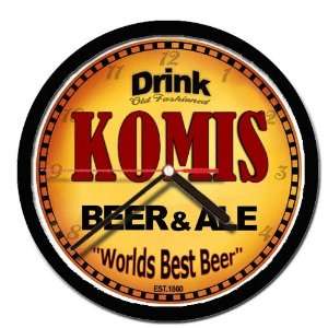  KOMIS beer and ale cerveza wall clock 