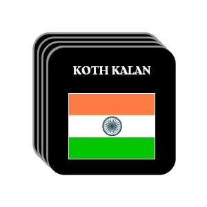  India   KOTH KALAN Set of 4 Mini Mousepad Coasters 